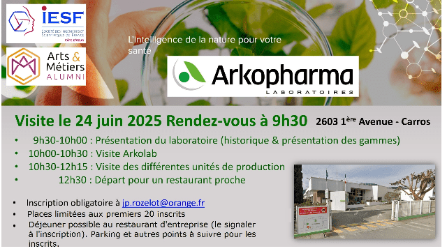 Visite d'ARKOPHARMA