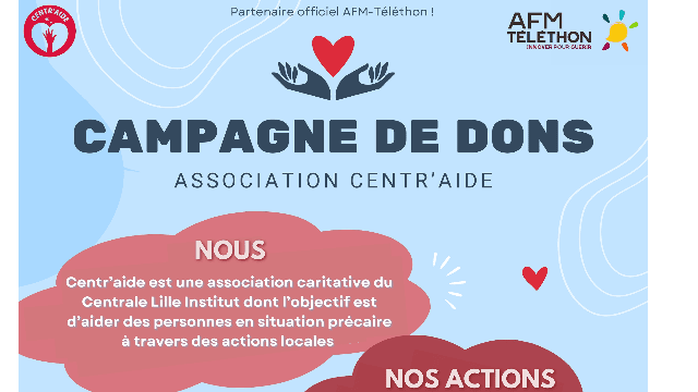 Campagne de dons : Centr'Aide a besoin de vous !
