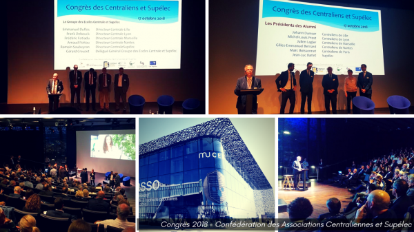 Retransmission du Congrès des Centraliens et Supelec au MUCEM le 17 octobre 2018