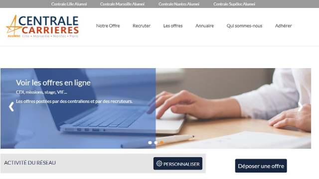 Recrutement : www.centrale-carrieres.com 