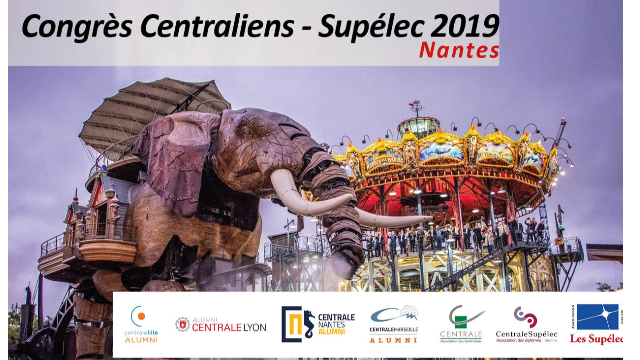  Congrès 2019 des Centraliens Supélec le 26 septembre à Nantes 