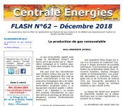 Newsletter Centrale-Energies - Flash n°62 décembre 2018