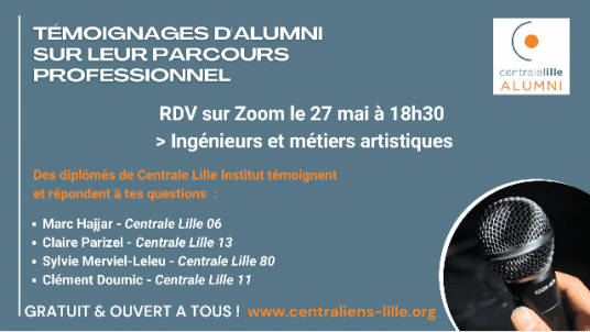 TAPP (Témoignages d'Alumni sur leur Parcours Professionnel) : Ingénieurs et métiers artistiques