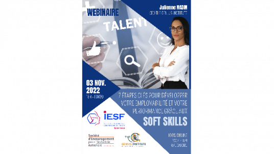 Visio Conférence gratuite IESF-IdF et SEIN  jeudi 3 novembre 18:00 : Les Soft Skills