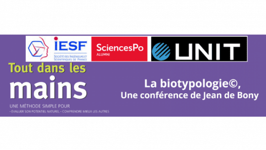 Conférence sur la biotypologie par son inventeur, Jean de BONY