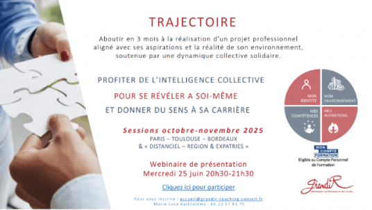 Réunion d'information TRAJECTOIRE