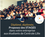 Proposez vos offres de STAGES à l’international aux étudiants Centrale Lille