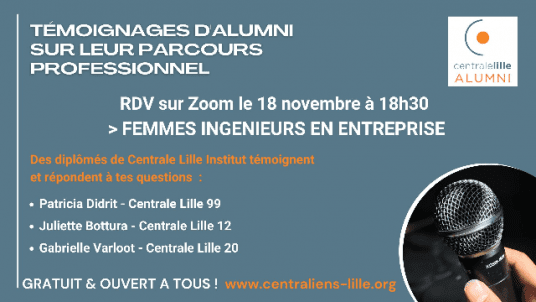 TAPP (Témoignages d'Alumni sur leur Parcours Professionnel) : Femmes ingénieurs en entreprise
