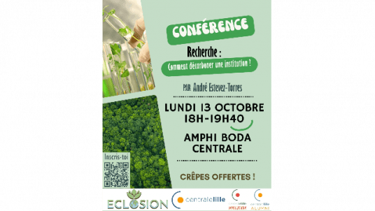 Conférence association Éclosion - Décarboner la recherche